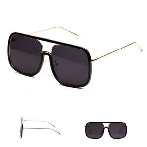 Oversized Black Sunglasses